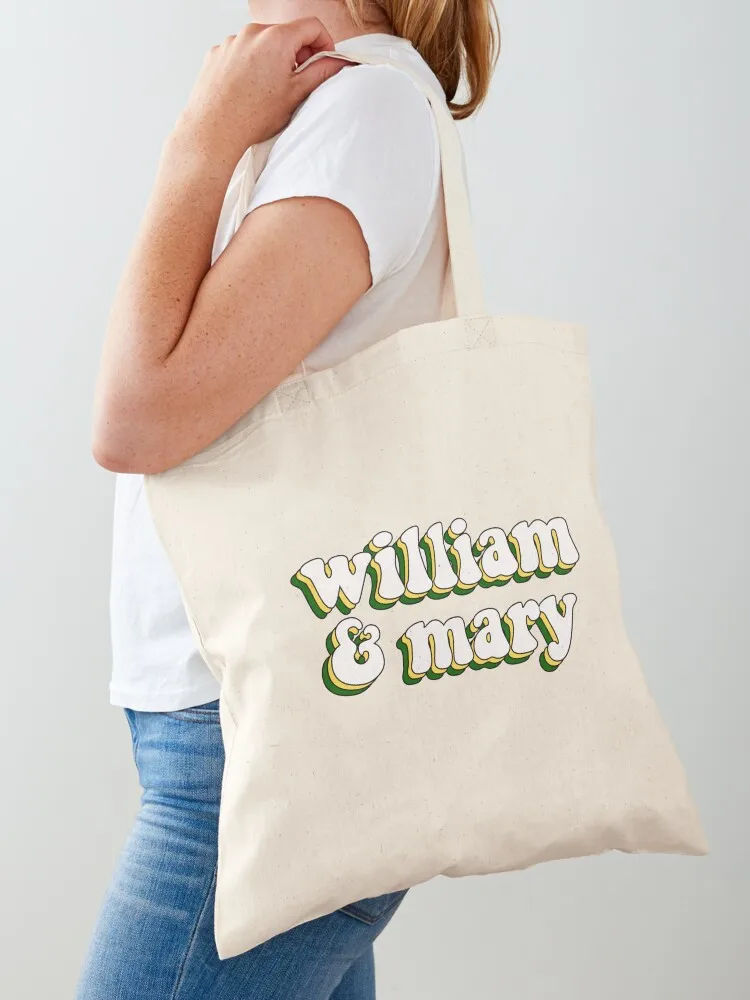 

William and Mary Tote Bag Customizable tote bag shoping bag custom fabric Reusable bags