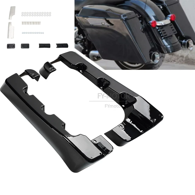 Motocyklowe twarde rozciągnięte przedłużenia torby podsiodłowej pasujące do Harley Davidson Touring Road King przemieszczanie się po ulicy 1994-2013 Electra Glide