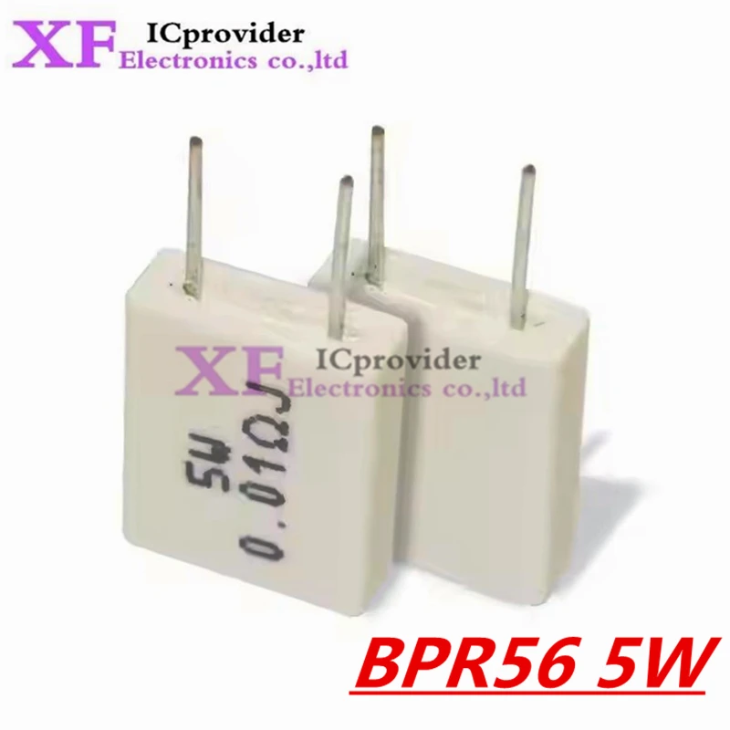 

100 шт. BPR56 5 Вт 0,01 0,02 0,05 0,1 0,15 0,22 0,25 0,33 0,5 Ом Неиндуктивный цементный резистор 0,1R 0,15R 0,22R 0,25R 0,33R 0,5R