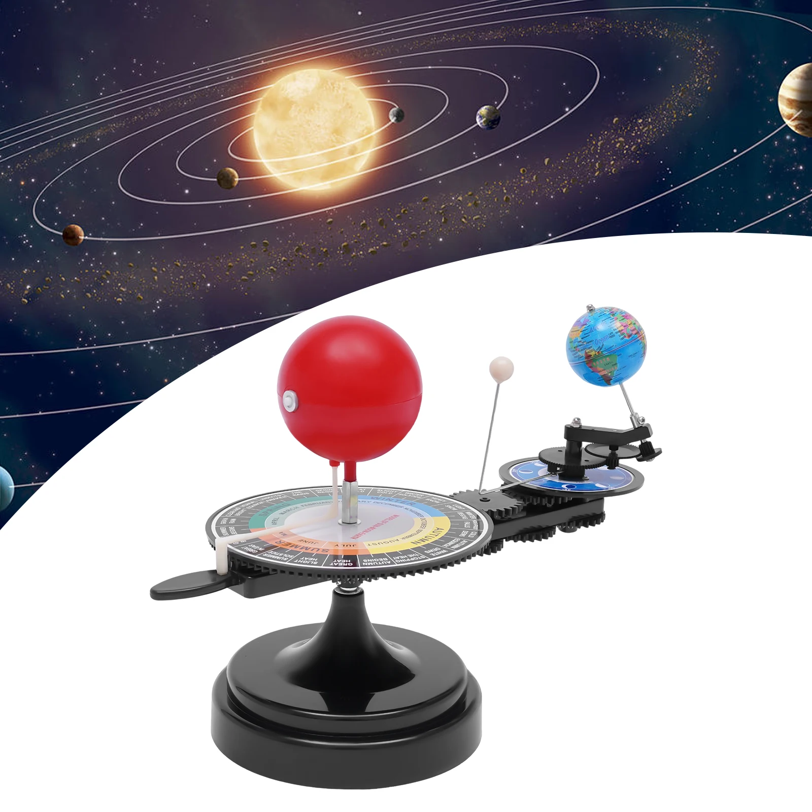 Three Ball Instrument Sun Earth Moon Movement Instrument Science Popularization Primary School  Geography Teaching Instrument