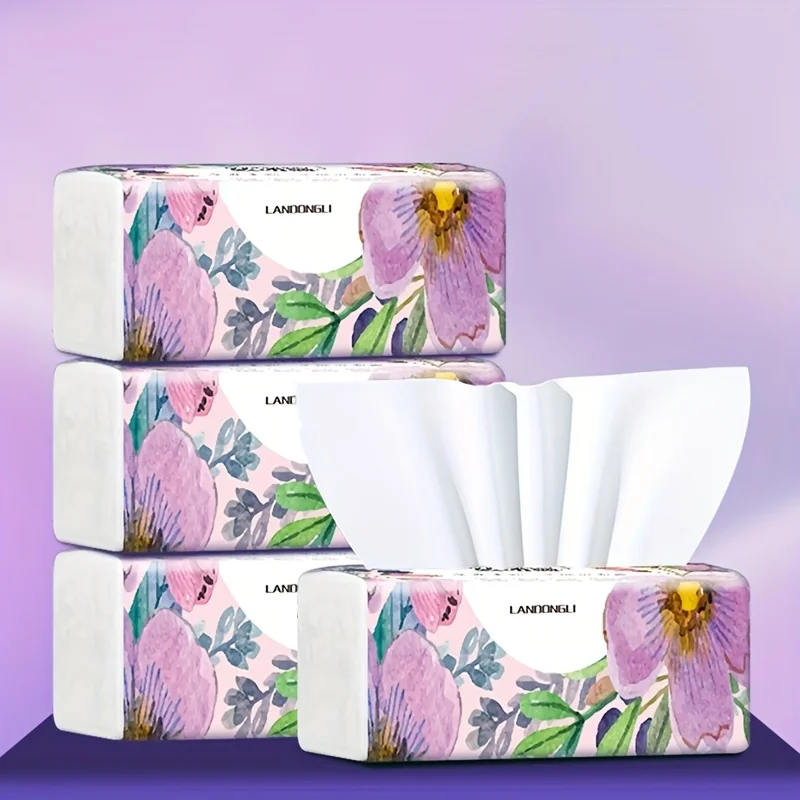 10 confezioni di fazzoletti per il viso, 270 fogli per confezione, carta igienica per la casa, carta igienica, tovaglioli di carta igienica