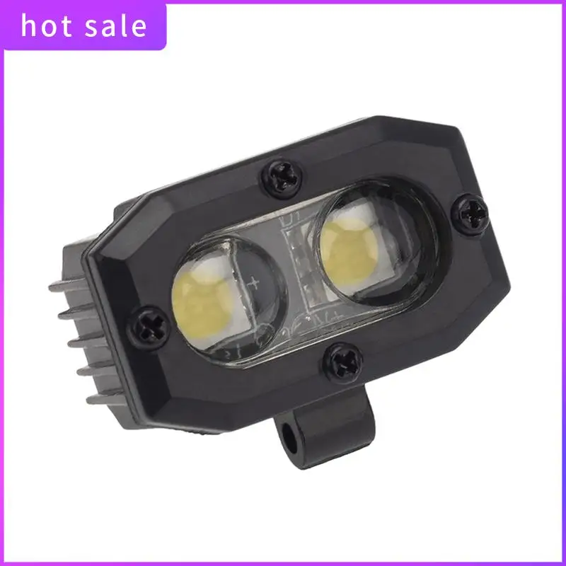 Lampu Mobil RC Lampu Sorot LED dengan Pengontrol untuk Mobil RC 1/10 TRX4 SCX10 9004 Lampu LED A