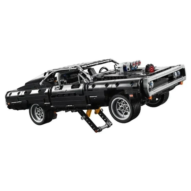 Technische auto Dodge racewagen bouwstenen model bakstenen speelgoed Fast Furious voertuig Birthda kerstcadeaus voor vriend