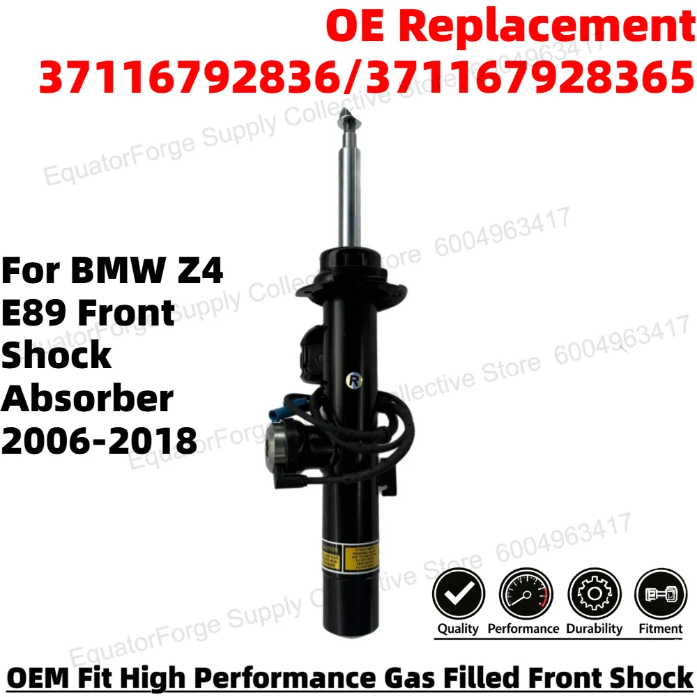 Comfortable Direct Fit High Stability Premium Durable Front Shock Absorber for BMW Z4 E89 OE Number 37116792836/371167928365