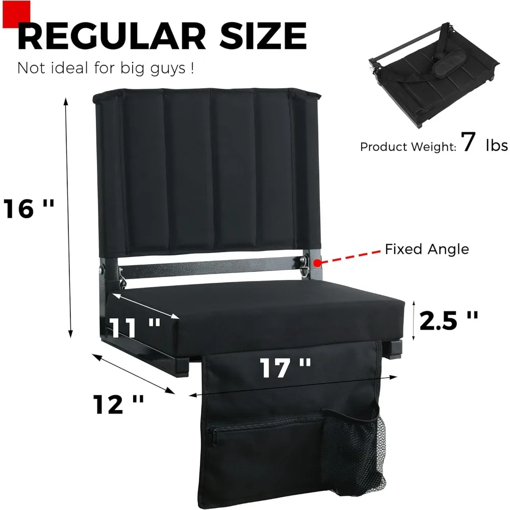 

Стул для отбеливания на стадионе с поддержкой спины и толстой мягкой подушкой включает плечевой ремень