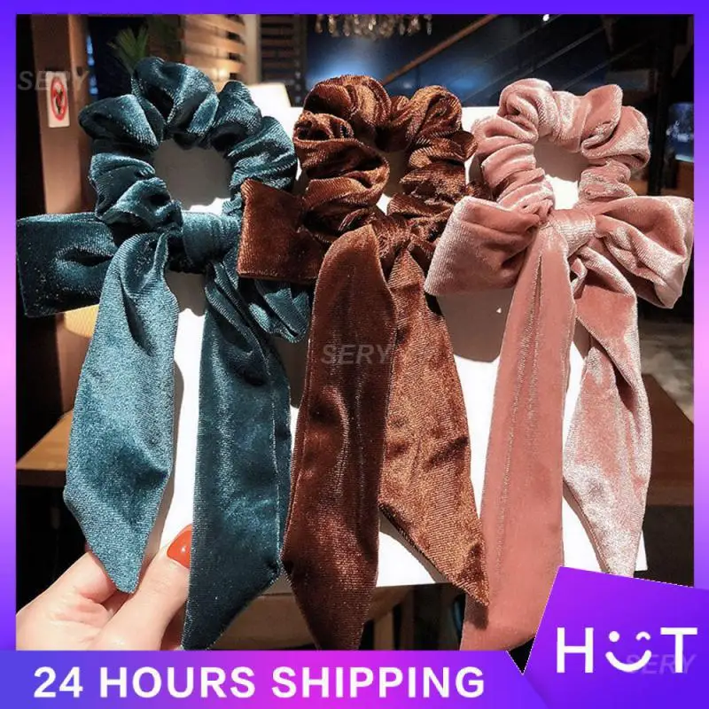 Hair Accessories Fabric Fashion Autumn And Winter Headband Clothing Accessories Big Bow Tie Colon Elasticity Bow Headband