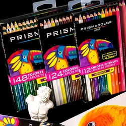 PRISMACOLOR 12/24/36/48 Colors Oily Colored Pencil Set Wood Colour Pencils For Drawing Premier Sketch For Beginer Art Supplies