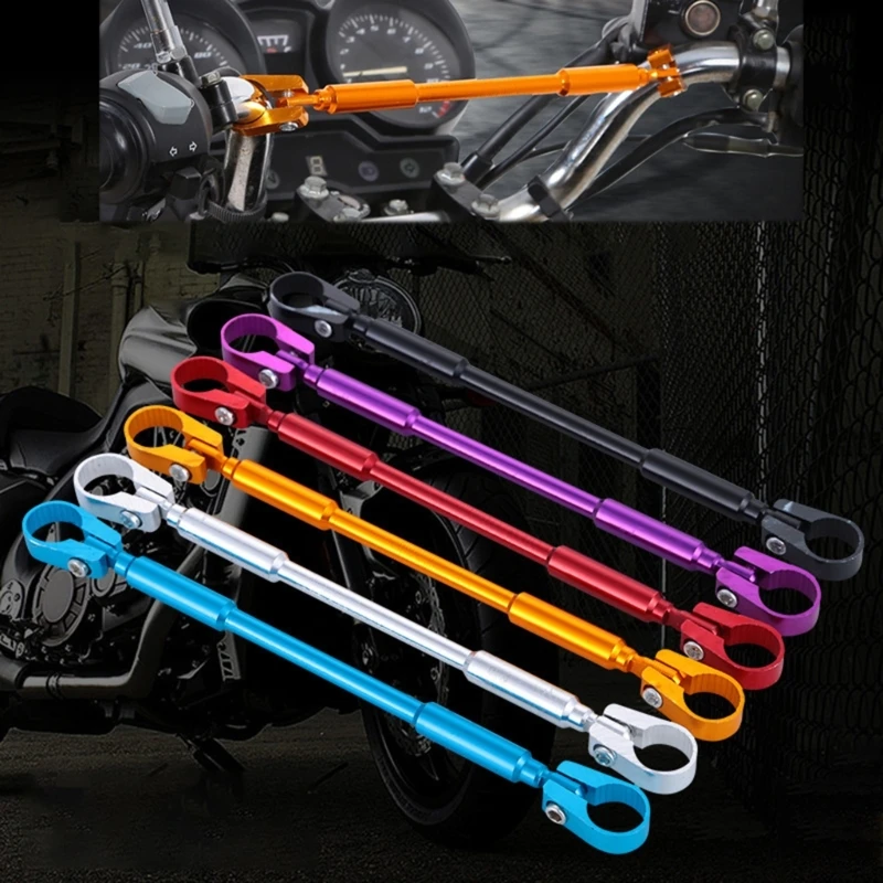 Aluminum Alloy Motorcycle Handle Bracket Balance Cross Bar Handlebar Motorbike Accessories Easy Installation 5-color