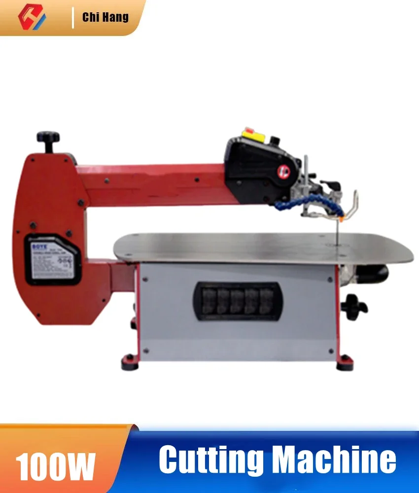 Máquina de corte multifuncional para carpintería, sierra de alambre de rafia con Motor de cobre puro, velocidad infinitamente Variable, 100W