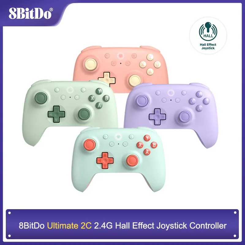 

8BitDo New Ultimate 2C Wireless Gaming Controller for PC, Windows 10, 11, Steam Deck, Raspberry Pi, Android Gamepad Accessories