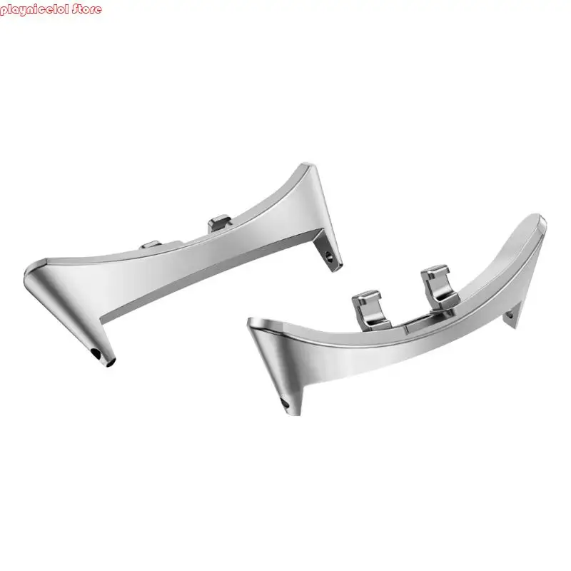 e8ba 1 쌍 스마트 워치 팔찌 시계를위한 어댑터 5 팔찌 금속 커넥터