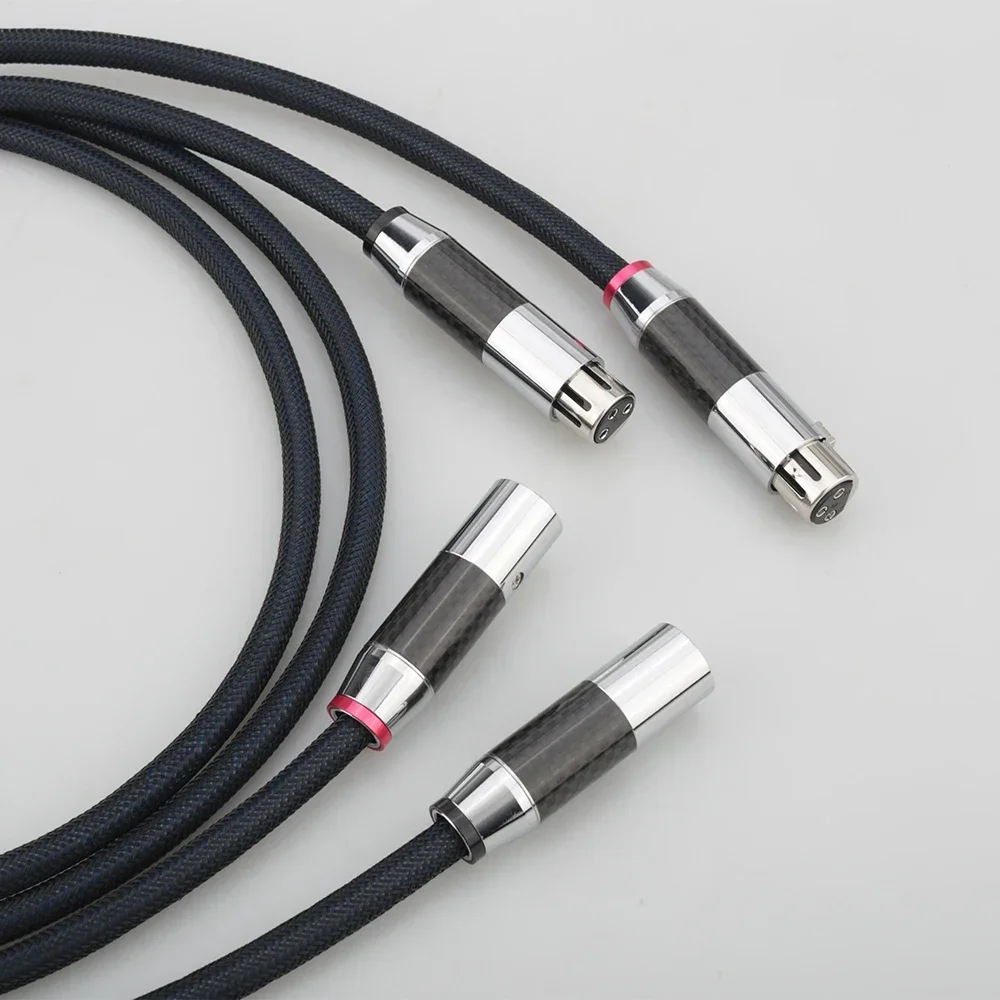 

Audiocrast A10 Посеребренные соединительные кабели HiFi Audio XLR «мама» на XLR «папа» Сигнальная линия XLR Сбалансированные кабели