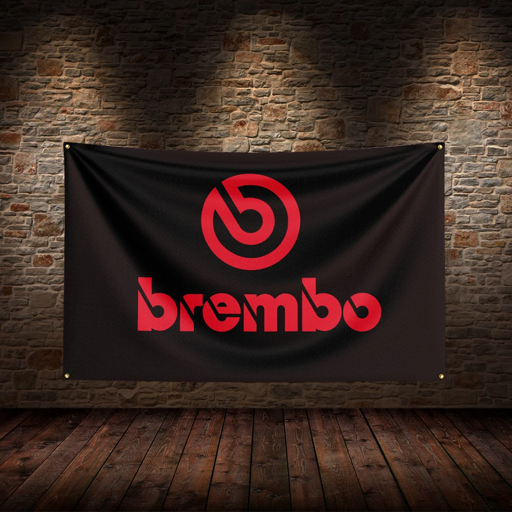 3x5 Ft B-Brembos  Flag Polyester Printed Car Flags for Room Garage Decor