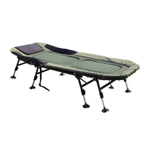 Outdoor Camping Folding Portable Moisture-proof Recliner 150KG Bearing Breathable Adjustable Waterproof Recliner Camping Bed