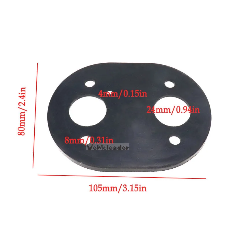 2/4/6/10pcs Car Air Heater Seal Gaskets Base Black For Eberspacher Airtronic D2 D4 Webasto Air Top 2000 Diesel Parking Heater