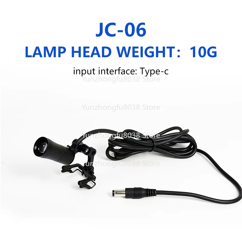 

Rechargeable Head Light with Battery for Dentist Binoculars Magnifier 3W LED