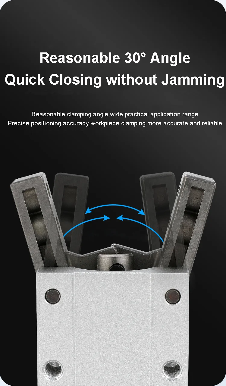 LAIZE HFY Pneumatischer Fingerzylinder Y-Typ Luftgreifer Doppeltwirkend – Detail 4