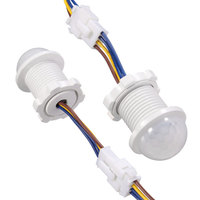 Mini No Adjustable Delay PIR Motion Sensor Light Switch Human Body Infrared Detector For Home AC 110V- 240V Auto On Off