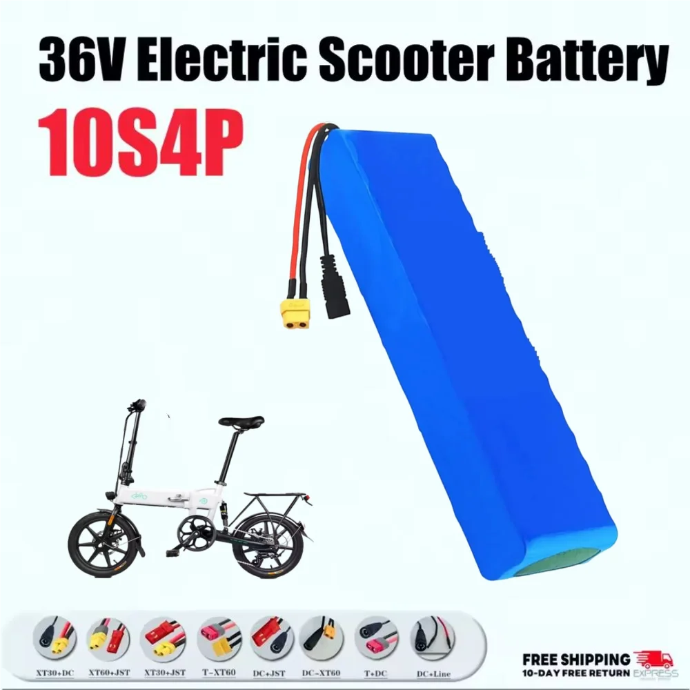 

Batería de litio 10S4P 36V batería 105000mAh 18650 para scooter eléctrico