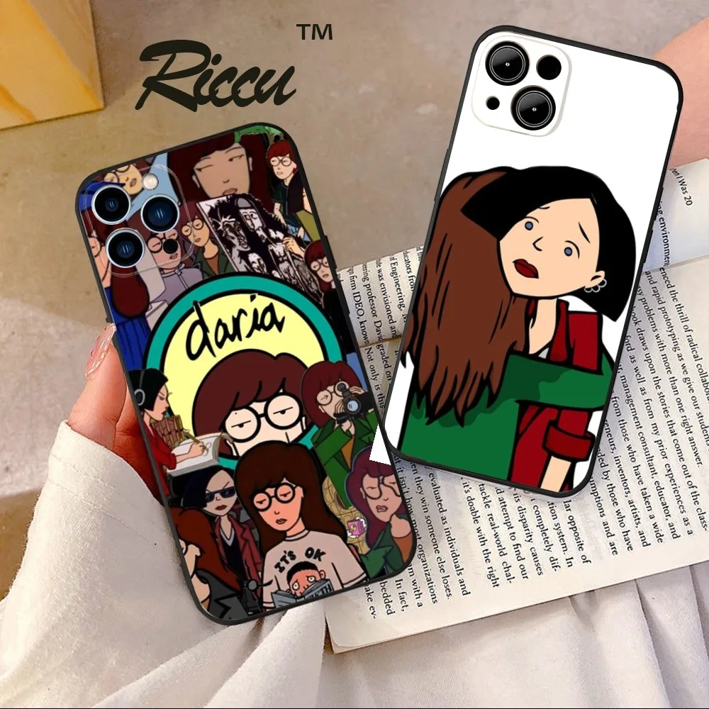 Cartoon D-Daria   Phone Case  For IPHONE 15,13,14,12,Mini ,11, Xr, X ,Xs Pro Max 8, 7 Plus Back Cover