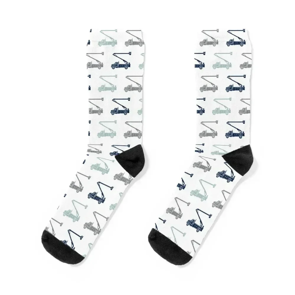

bucket trucks - lineman Socks designer brand Lots christmas gifts Toe sports Socks Men's Women's