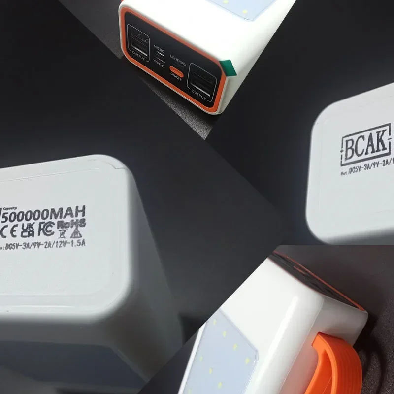 Power bank BCAK 500000 mah 100000 mah 200000 mah 300000 mah Ulepszona wersja Super power bank, szybkie ładowanie z diodą LED Super duża pojemność