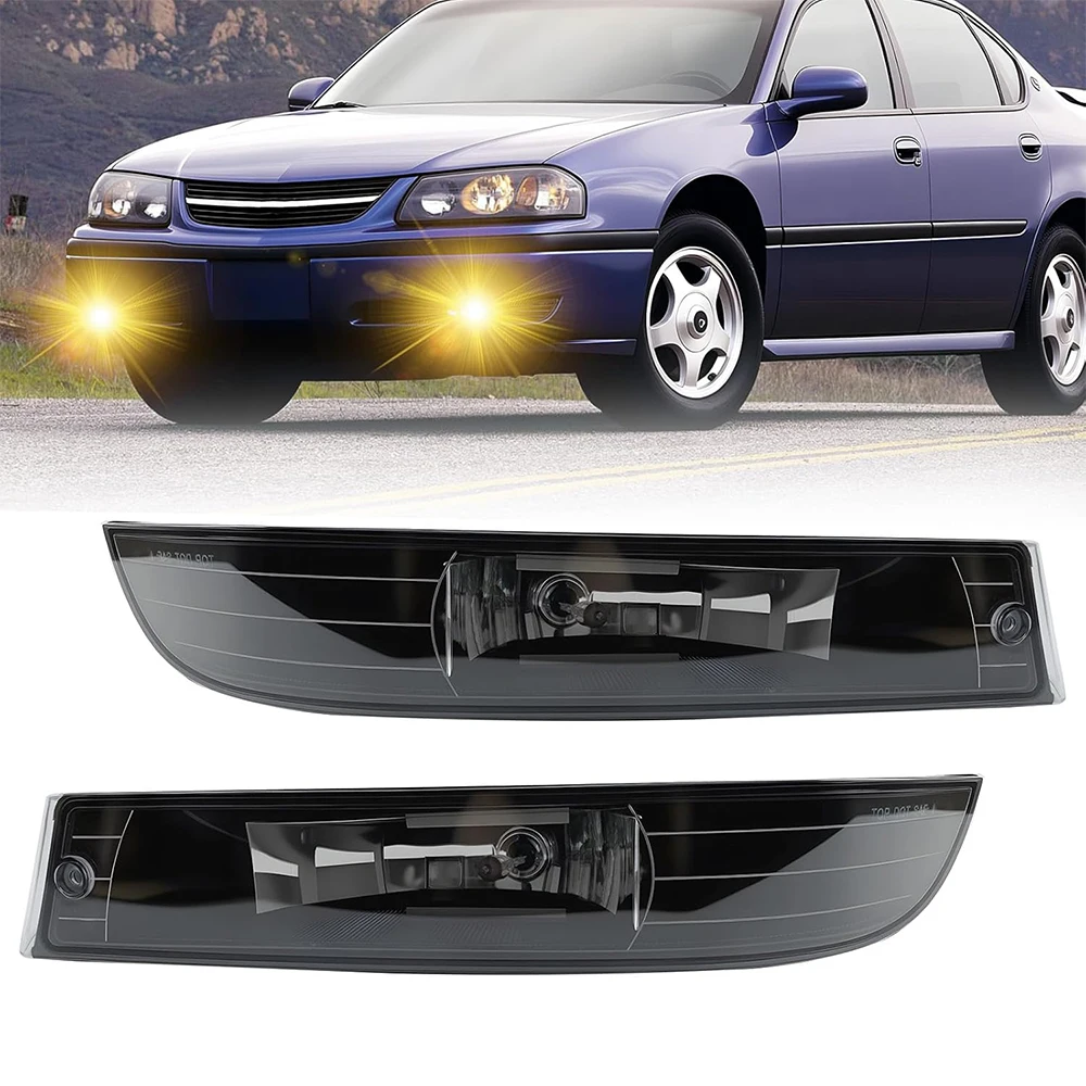 

Halogen Fog Lights for Chevy Impala 2000 2001 2002 2003 2004 2005 Front Bumper Driving Fog Lamps Assembly Chevrolet Car Lights