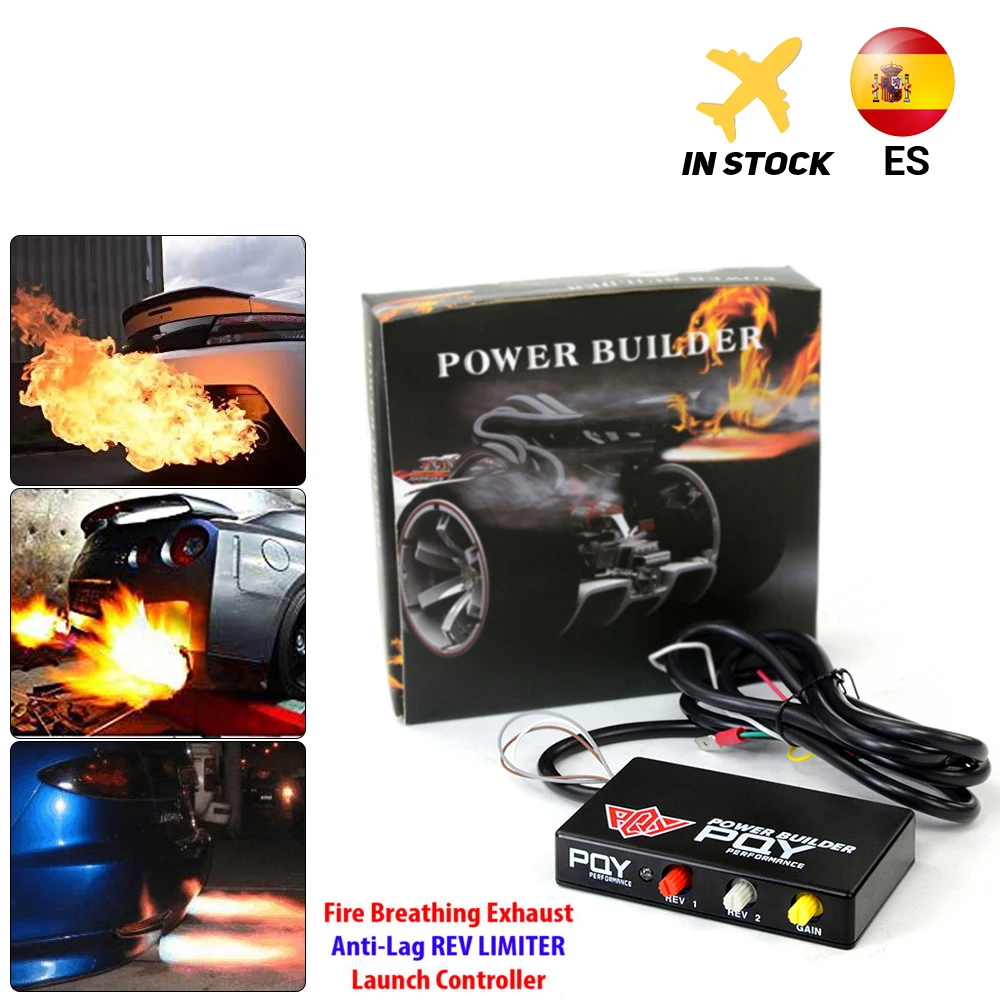 

Power Builder Type B Rev Limiter Racing Exhaust Flame Thrower Kit Ignition Rev Limiter Launch Control Fire Controller