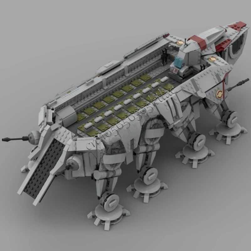 2627 pçs AT-OT guerra espacial militar moc nave espacial batalha modelo blocos de construção arquitetura diy educação modelo natal brinquedos presente