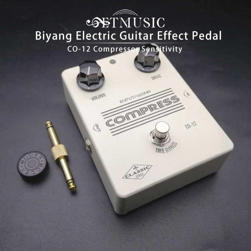 

Biyang CO-12 Compressor Sensitivity Electric Guitar Effect Pedal True Bypass Design