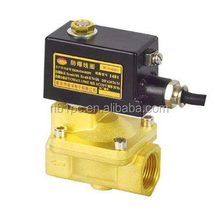 CE Approved 120V 12Volt 220Vac Explosion Proof LPG Gas Solenoid Valve G3/4'' Diaphragm Control for Water Media OEM Customization