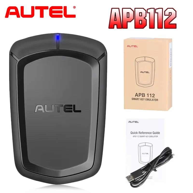 Autel APB112 Smart Key Simulator Emulator Accessory Tool For 46 4D Chip Work With Autel IM608 IM508 IM600 IM608 PRO