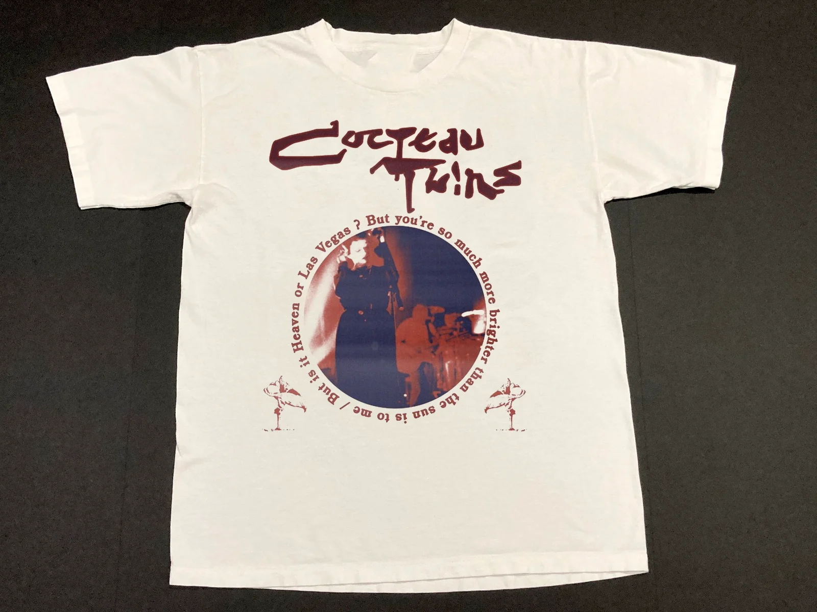 Rare Cocteau Twins Band Short Sleeve White S-2345 Xl Men T-Shirt Tma428