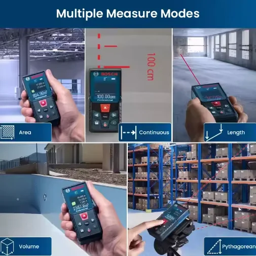 BOSCH GLM 400 Laser Rangefinder Color Screen Display 40M Distance Meter High Precision Laser Ruler Measurement Tools GLM400