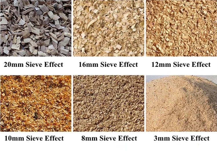 Bosbouwmachines Houtversnipperaar Machine / Multifunctionele houtbreker Log Slijpapparatuur Zaagsel Scheren Making Machines