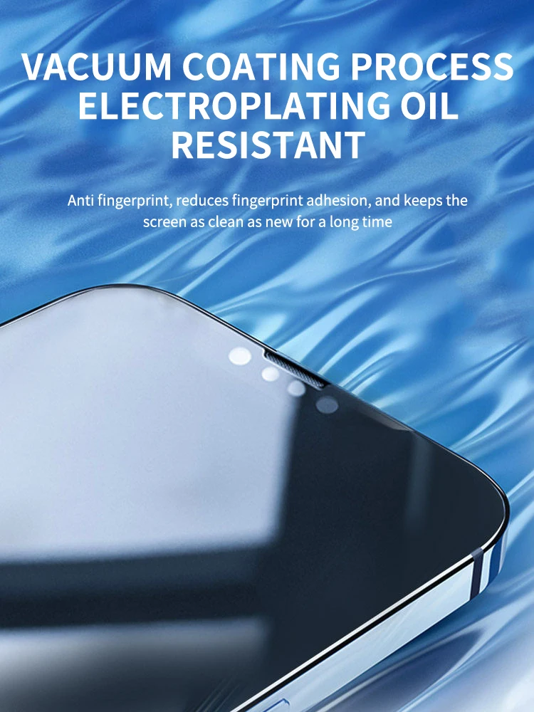 360 Angle Up And Down Left And Right Anti Spy Full Cover Screen Glass For iPhone 14 13 12 11 PRO MAX XS XR X XR Tempered Glass