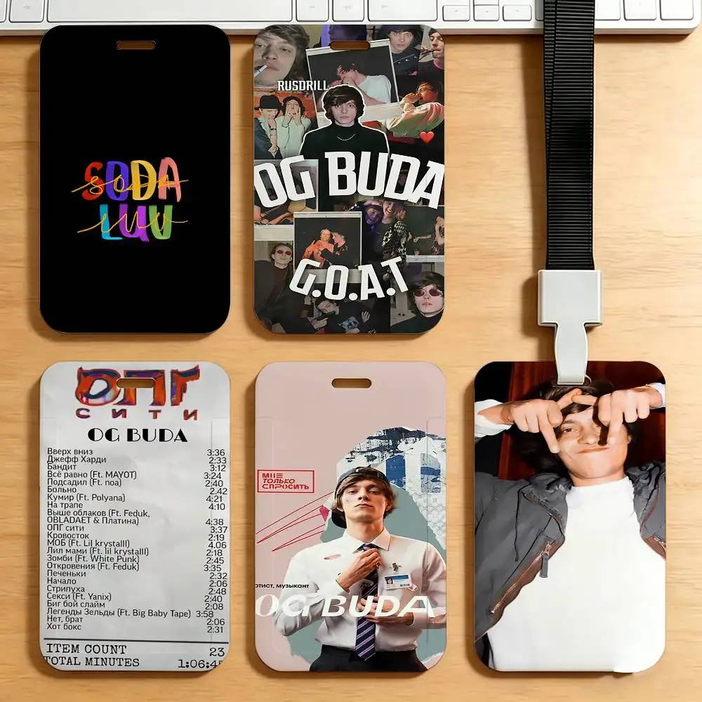 BUDA-Russias-Lanyard - Porta-identificaciones con clip para tarjetas de acceso, llavero y cordón para el cuello, para uso en oficinas y campus, con espacio para nombre