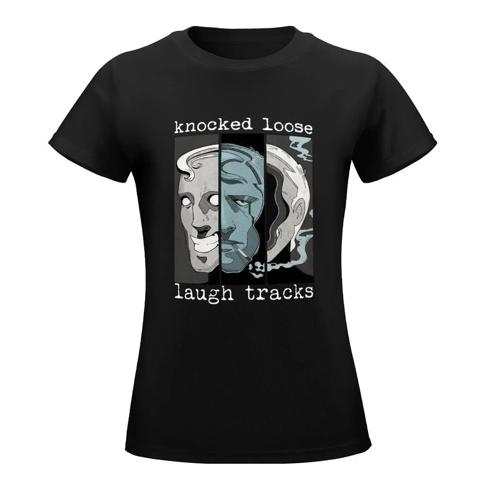 Laugh Tracks T-Shirt funnys sports fans quick drying Womens clothing