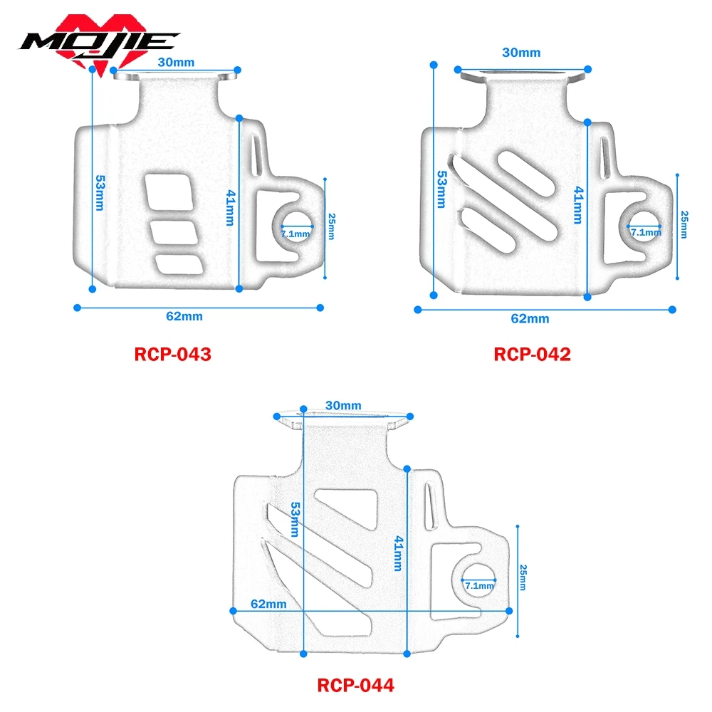 FOR YAMAHA MT10 MT-10 FZ10 2020 2021 2022 2023 2024 Motorcycle CNC Rear Brake Fluid Tank Oil Cup Reservoir Guard Cover Protector