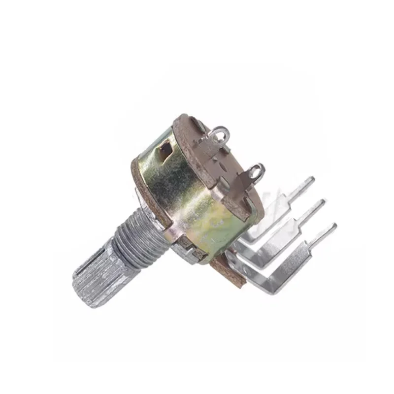 5 pz NUOVO Potenziometro Singolo WTH148 con interruttore 15mm B5K B10K B50K B100K B500K Per Amplificatore Audio 5k 10k 100k 50k 500k