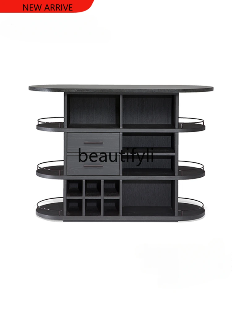 

D2520 Дизайнерский высококачественный винный шкаф, боковой шкаф для ресторана, винный погреб, коммерческое барменское итальянское минималистское хранилище