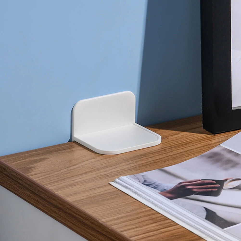 4 قطعة مثبت خزانة مثبت مضاد للإمالة مادة الوركين السميكة المتينة 90 درجة الزاوية اليمنى أداة تثبيت الأثاث الإبداعي #4