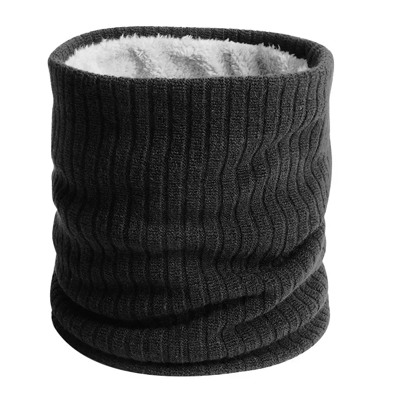 NEUE Outdoor Verdicken Warme Fleece Hals Wärmer Radfahren Schals Frauen Ski Klettern Neck Schal Gestrickte Ring Schals Kragen