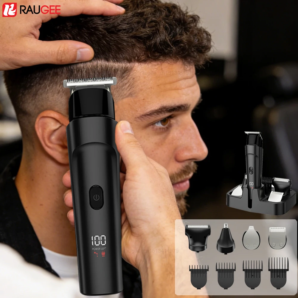 

Hair Clipper for Men Electric Hair Cutting Trimmers Set Beard Trimmer Electric Razor for Nose Body Face Head Hair Mustache