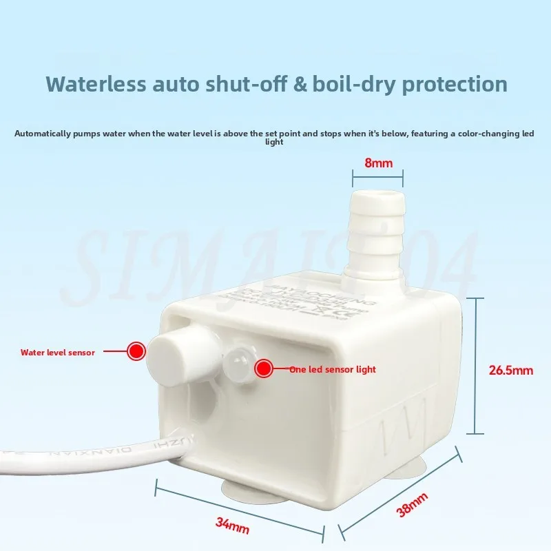 Automatic Start-stop Drainage Pump, Intelligent Anti-dry Burning Submersible Pump, Full Water Level Controller