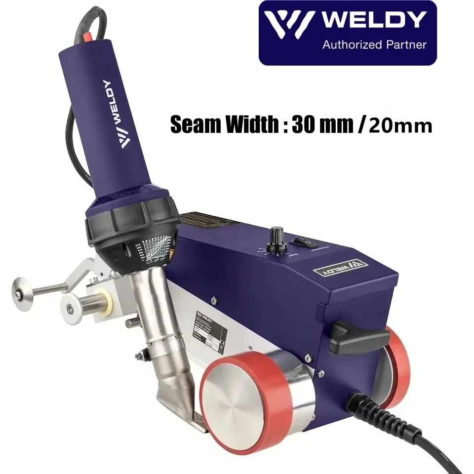 

WELDY Foiler ETL Overlap Welder 20mm/30mm PVC Banner Welder Plastic Auto Hot Air Welding Machine