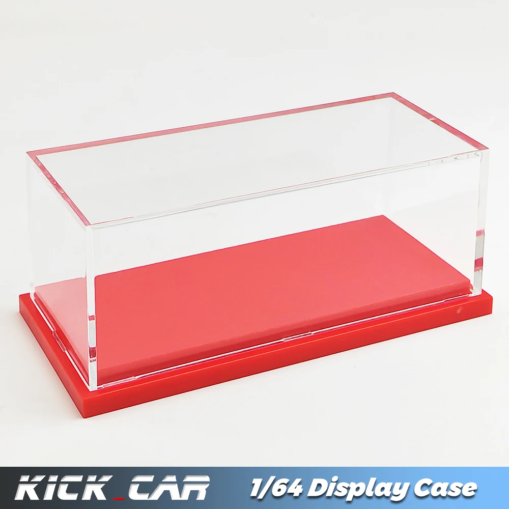 Kicarmod 1/64 Model Car Display Case Colorful Toy Vehicle Storage Box For Mini Model Cars Adults Collection Hot Wheels Tomica