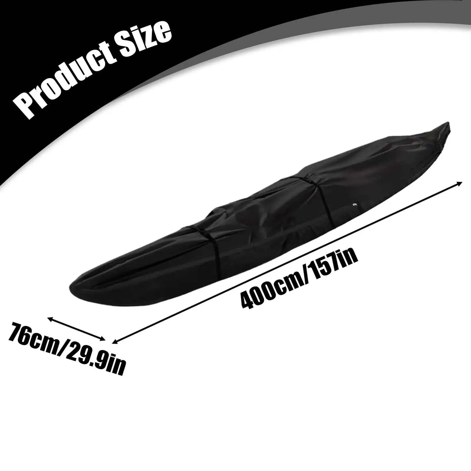 Waterproof Kayak Cover Canoe Cover Portable Adults Easy to Carry Dustproof