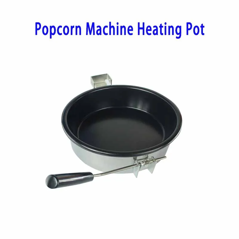 

Commercial 8oz Electric Popcorn Maker Heating Pot 2/3 Holes Interface Hand-Cranked Hot Air Oil Popcorn Machine Parts Accessories