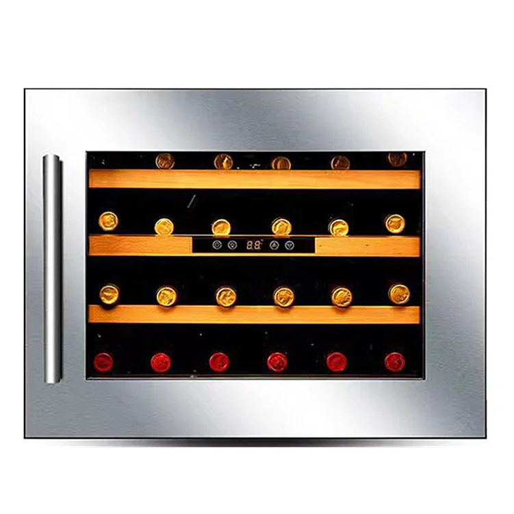 Built-in Red Wine Cabinet - 24 Bottle Capacity, Compressor Air Cooling